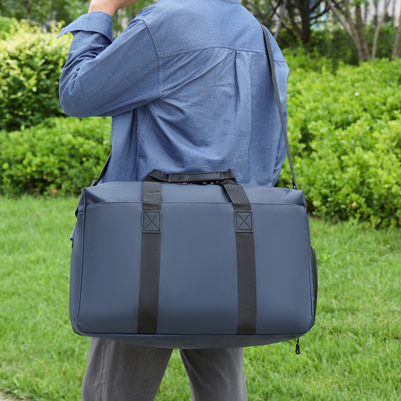 Bolsa de negocios simple multicapa para hombres, bolsa de viaje, bolsa de ejercicios de gran capacidad, bolsa de viaje de negocios, bolsa de equipaje universal