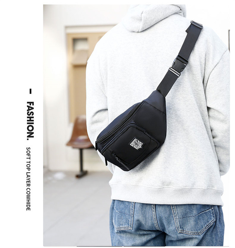 Korean-style chest bags, men's crossbody bags, sport single-shoulder bags, waterproof men's small backpacks, casual men's bags, summer waist bags trend undefined