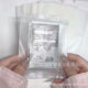 Ins Style Brushed Silver Onion Fine Flash Transparent Bag Gift Bag Packaging DIY Heat Sealed Bag Hand Account Gift Bag Packaging Bag
