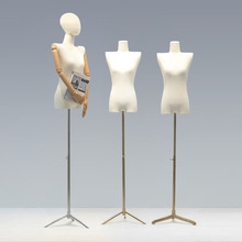 韩版服装店模特道具女装半身橱窗小胸直角肩平肩人偶模特展示架