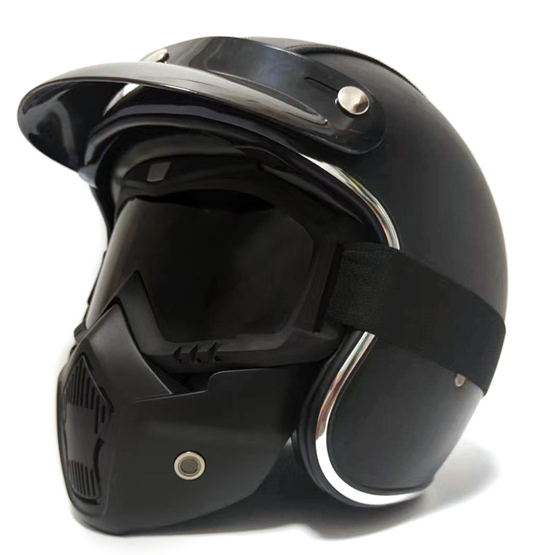 블랙 가죽 + 마스크