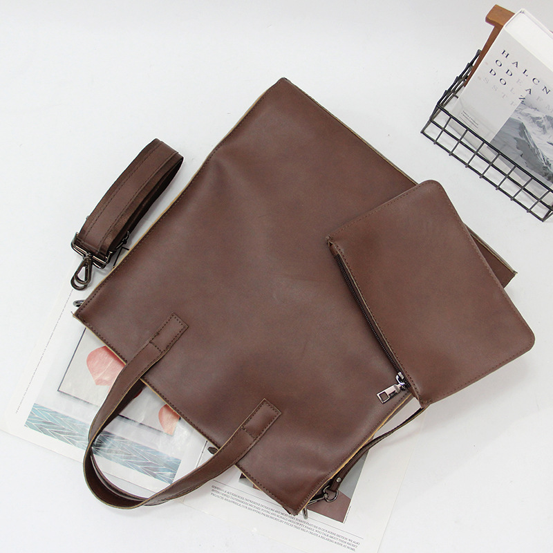 Purse, trend small bag, one-shoulder bag, capacious shoulder bag, genuine leather 2