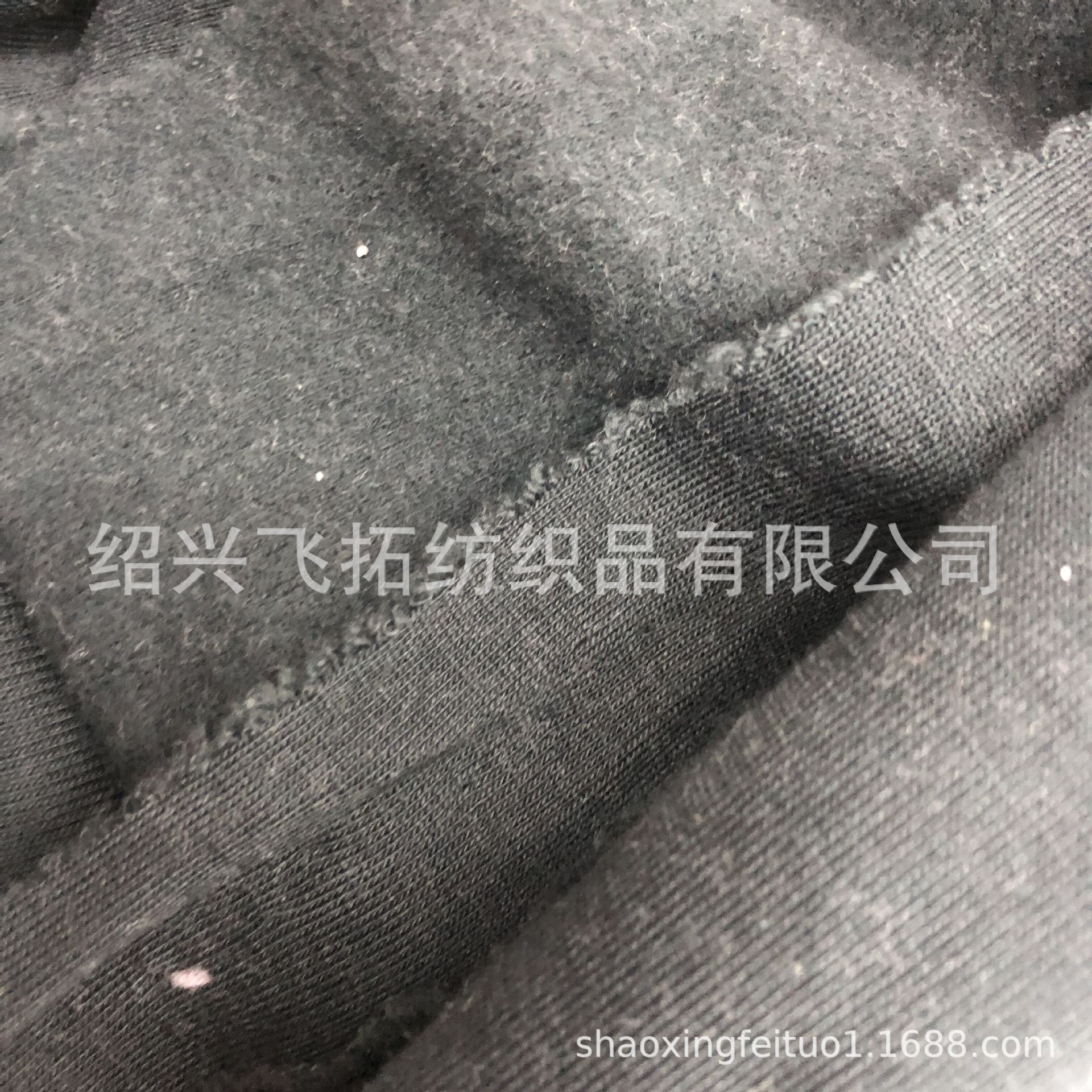 销售针织再生涤纶1X1罗文布拉毛  GRS证书 可以开TC交易证书