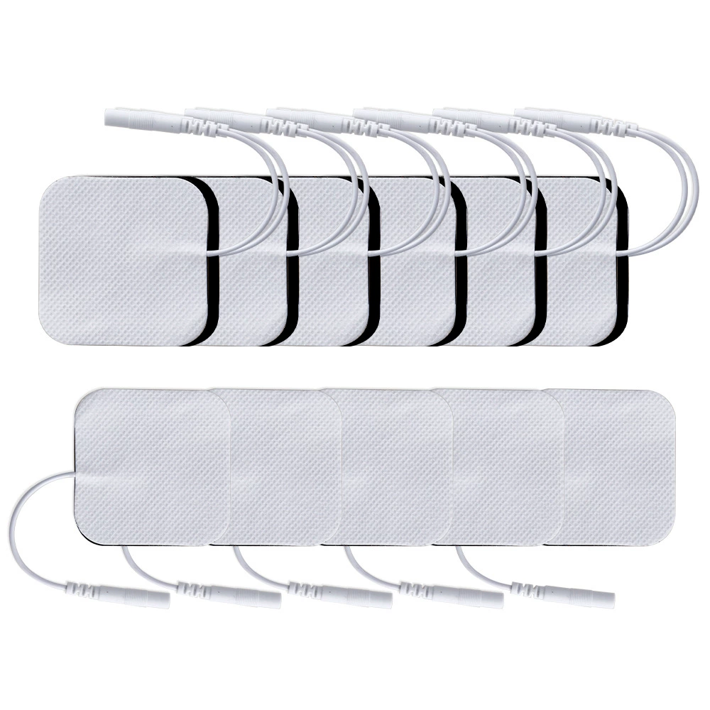 Электродный пластырь для физиотерапии 5* 5cm нетканый прочный клейкий пластырь с штифтовой линией, массажер-меридиан, проводящие аксессуары