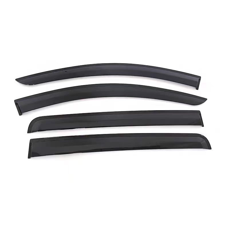 Suitable for Mitsubishi L200 Triton 2015-2022 Rain Guards, 4Pcs Injection-Molded Window Rain Shields, Cross-Border Supply