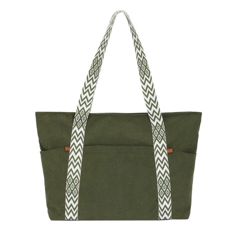 Bolsa de viaje japonesa de diseño casual de nicho nuevo estilo de literatura y arte relajado viento de gran capacidad de viaje de hombro bolso