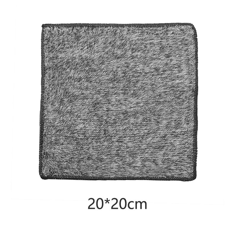 Fibra de carbón de bambú toallas de lavavajillas fibra de bambú toallas de lavavajillas de cocina limpia toallas absorbentes al por mayor toallas de lavavajillas