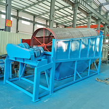 大型滚筒筛砂机小型全自动猪笼筛沙分离设备砂石分选机滚动筛分机