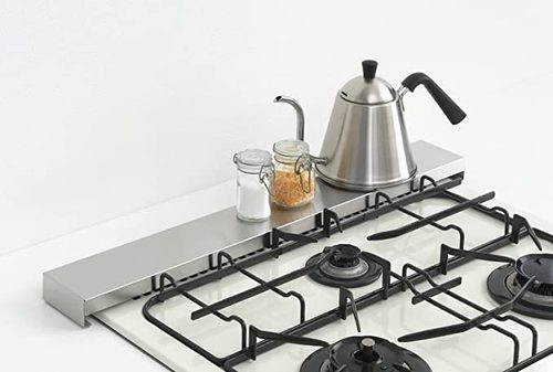 Japan Amazon new product 201 stainless steel retractable exhaust stove baffle gas stove fume baffle ultra-thin