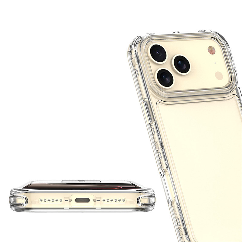 新款使用iPhone17 Pro Max透明手机壳XS Max炫影亚克力四角防摔壳