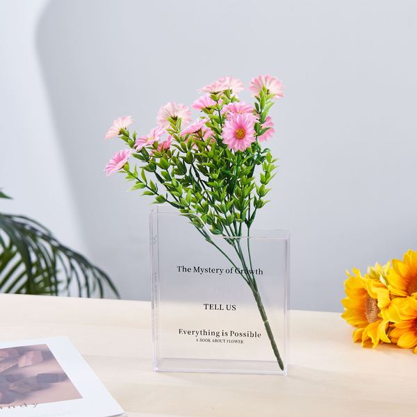 Shein Amazon Cross -border Explosion Transparent Book Vase Book of…