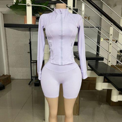 ②L 4699896代发速卖通跨境新款运动、休闲套装透气弹力|ru