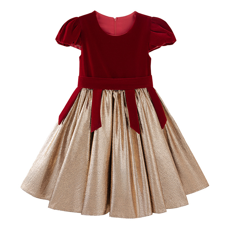 Falda de vestir para niños verano nuevo vestido de gama alta boda niña de las flores falda tutú vestido de un año falda de ropa para niños