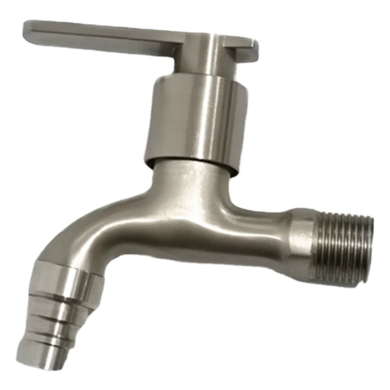 Матовый имитация 304 Смеситель для стиральной машины плоский 4-х точечный кран быстрый открытый острый кран Оптовая Продажа с фабрики