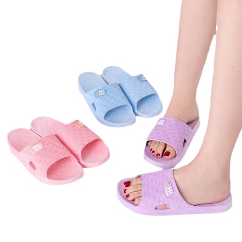 Wholesale household slippers for summer, soft-soled anti-slip slippers for ladies at home and room, simple slippers for going out, women's slippers