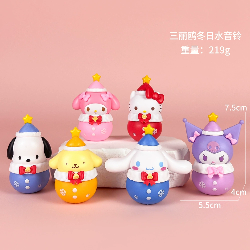 Sanrio Слепой предсказания партии Kuromi Melati Wolberry Killer Anime Doll Model Play Tide Play