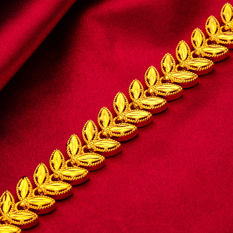 Unisex Sieraden Mode S Gesp Armband Armband Blad Tarwe Oor Armband_voghion.com