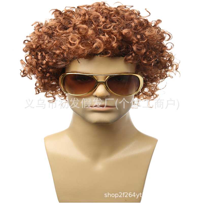 커피 곱슬머리(싱글 가발)