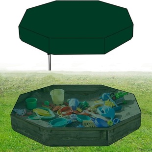 Outdoor octagonal sandbox cover garden dustproof and waterproof replaceable octagonal children's sandbox toy protection cover