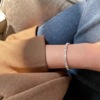 Rectangular zirconium, fashionable brand bracelet, simple and elegant design, wholesale