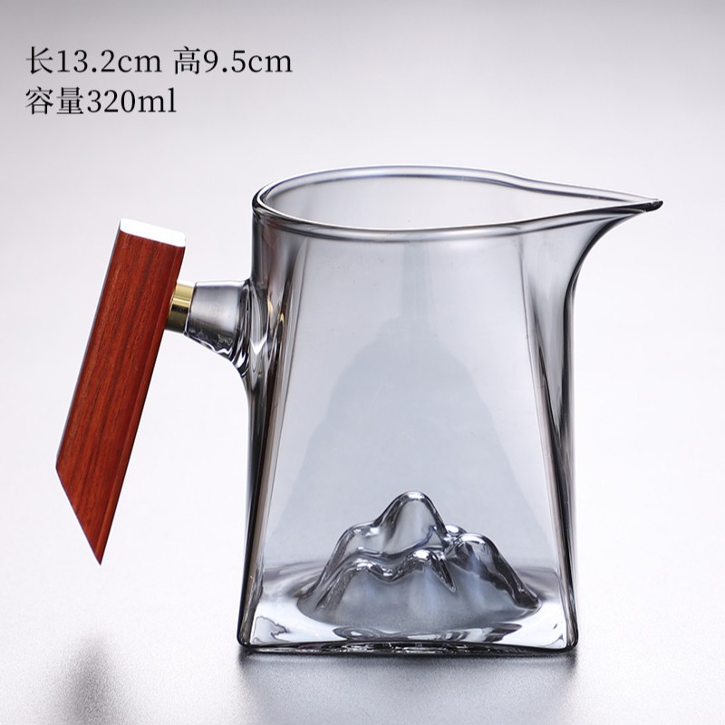 Ash Mountain Gong Cup Wooden Handle