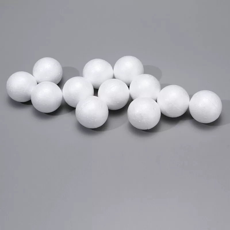 Foam Styrofoam Ball (White) — Craft & Kindergarten Spheres, Foam EPS, Multiple Sizes 1–60 cm