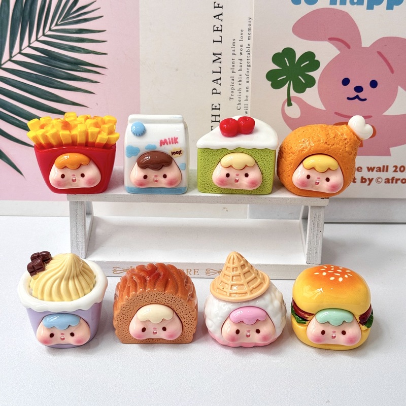食品とおもちゃコンビニエンスストア Zai Zai ブラインドバッグかわいい diy ジュエリーペンダントキーホルダー文化創造ギフト樹脂アクセサリー卸売|undefined