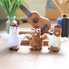 ネット有名人かわいいバブルひよこペンダントぬいぐるみ人形産卵鶏バッグペンダントキーホルダー人形