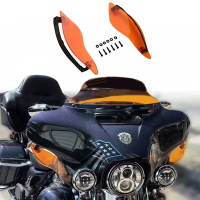 Windshield Set Multi-Color, Motorcycle front windshield - orange