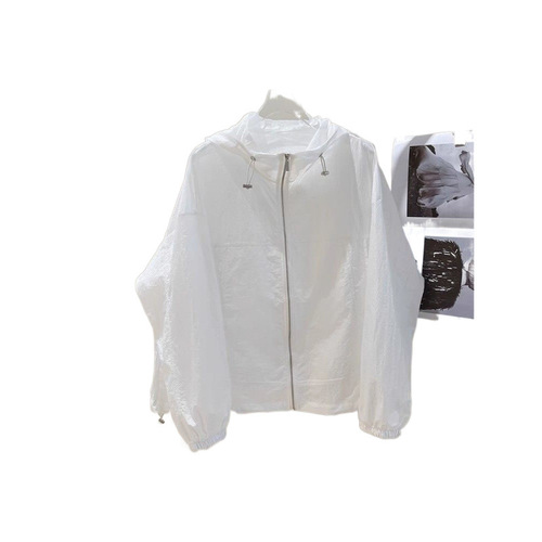 Breathable age-defying sunscreen jacket for women, 2025 new design short sleeve sunscreen clothing women's top thin coat air-conditioning shirt