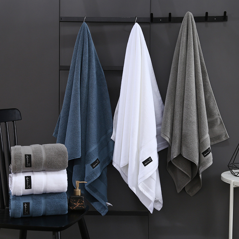 Factory Wholesale Hilton Pure Cotton Bath Towels, Thick Couple Household Shower Towels for Men Cooling Towels Absorbent Hotel Bath Towels