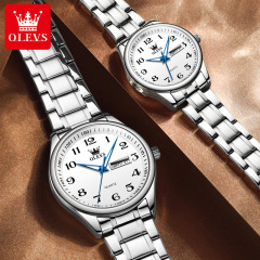 2024新款歐利時工廠直銷時尚防水學生石英表跨境情侶男女手錶一對