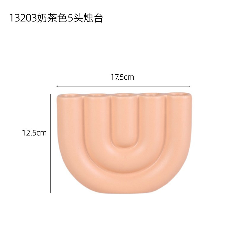 13203 té de leche color 5-cabeza candelabro