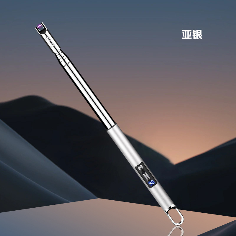 Fabricantes al por mayor Arco Tipo-c Cargador Encendedor Estufa de gas Encendido Agarre Exalargue Cocina Encendedor Transfronterizo Chong