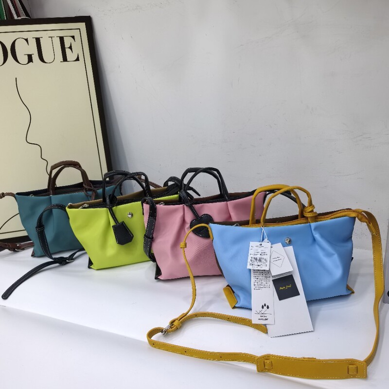 Legato Largo Japanese Rakuten Shoulder Nylon Small Crossbody Bag Waterproof Contrasting Color Single Shoulder Handbag for Women