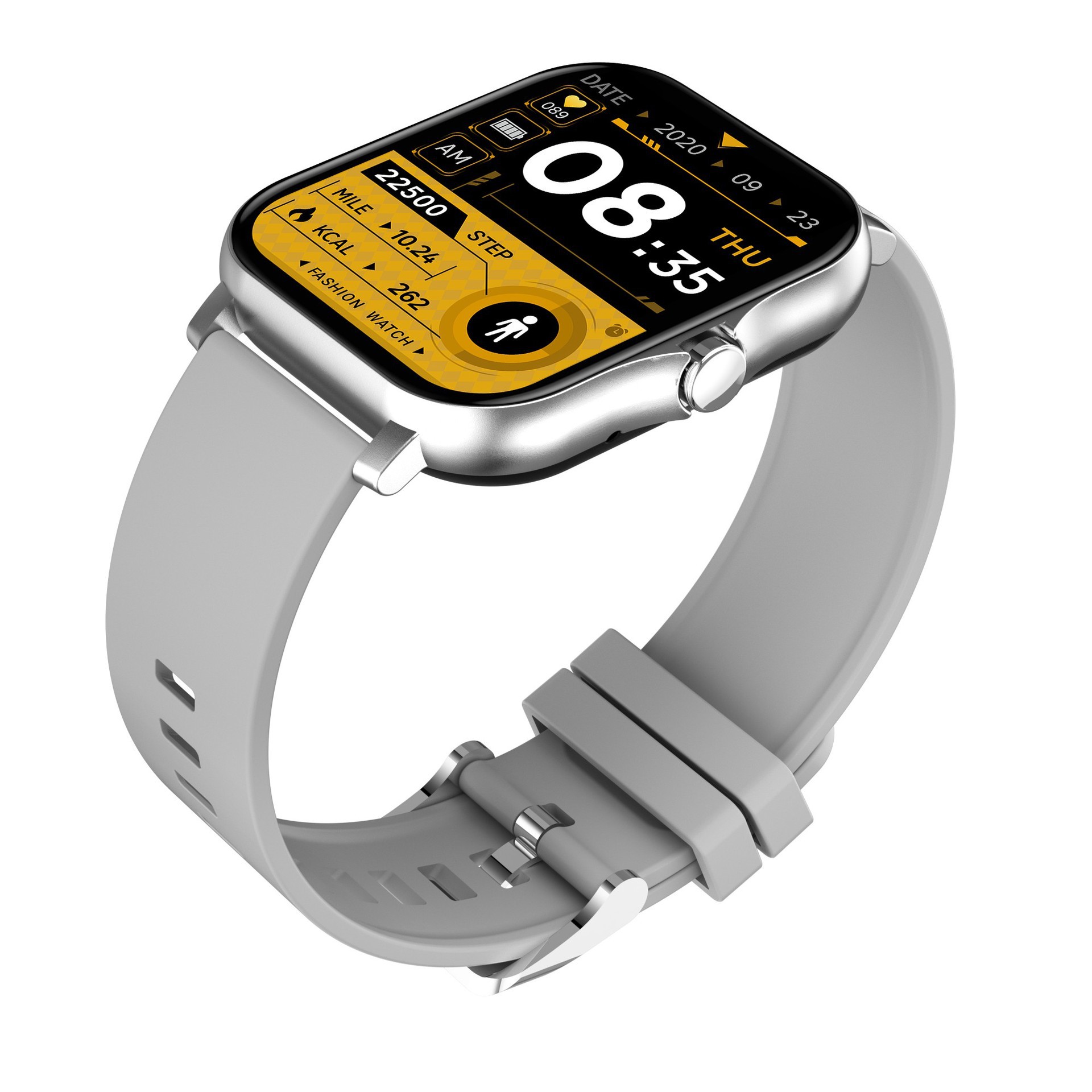 GT20 reloj inteligente Bluetooth llamada música 1,83 pantalla táctil completa Spaceman reloj monitoreo de salud