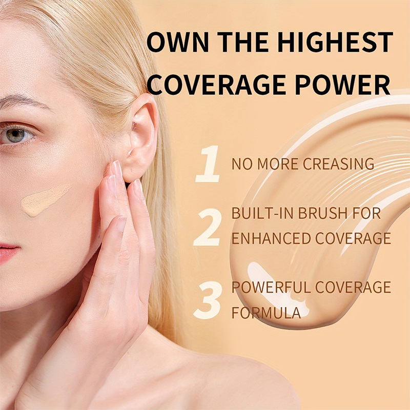 USHAS corrector de punto transfronterizo europeo y americano, cara duradera sin maquillaje, corrector de control de aceite hidratante SAC027A