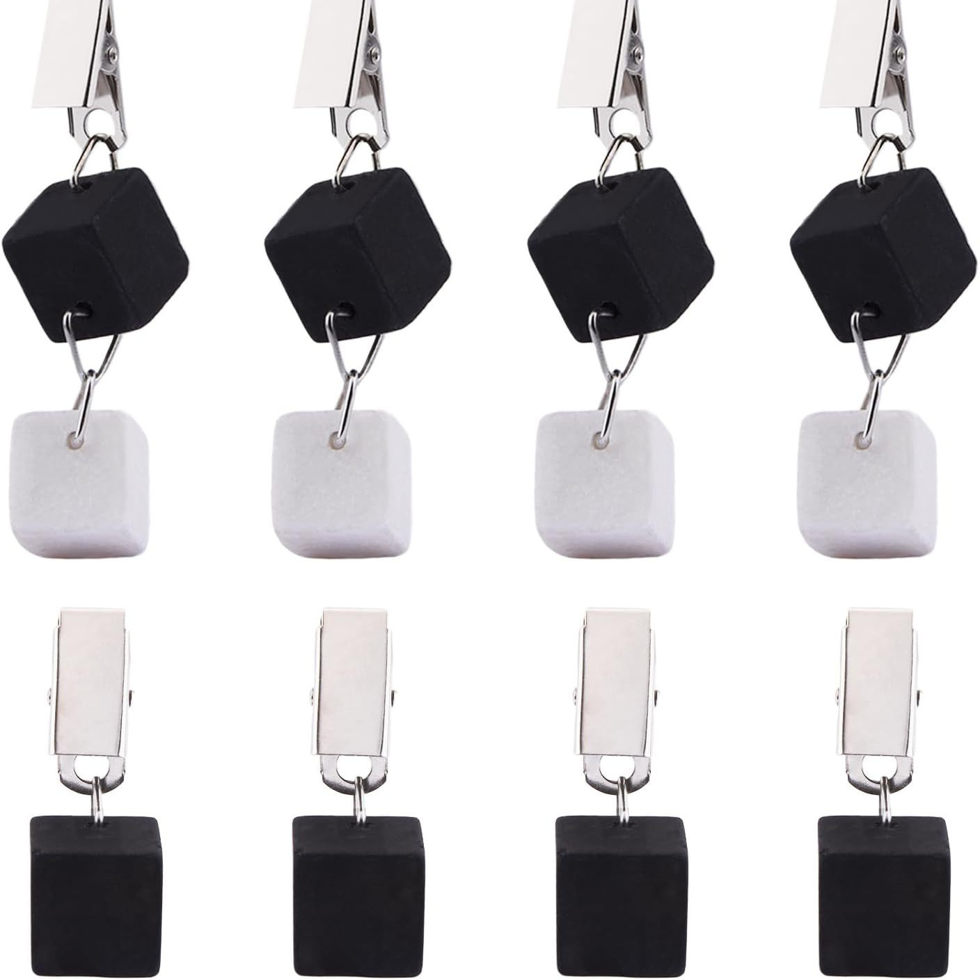 Cuadrado blanco gris negro mármol colgante mármol mantel colgante tabla paño clip tabla paño colgante tabla paño clip