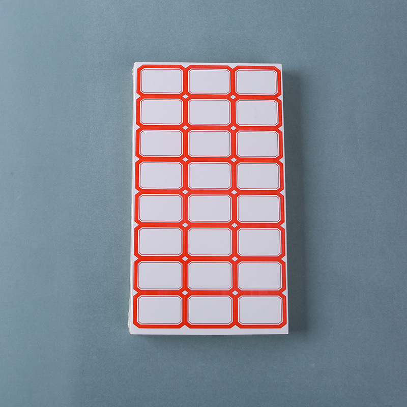 레드 80매 1920 스티커 3.8*2.6cm