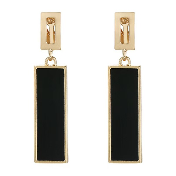 Korean style geometric square earrings niche design fashion temperament all-match ear clip women's earrings earrings wholesale jewelry