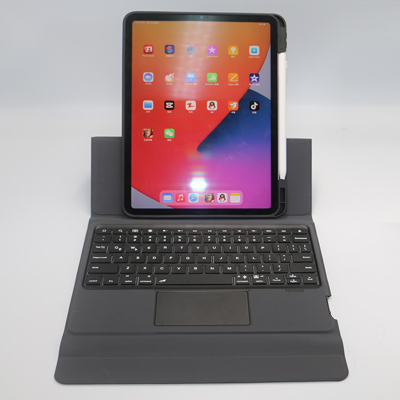 2021 New iPad Protective Cover Wireless Bluetooth Keyboard with Pen Slot Wonderful Control Separate Touch Keyboard 2021 New iPad Protective Cover Wireless Bluetooth Keyboard with Pen Slot Wonderful Control Separate Touch Keyboard