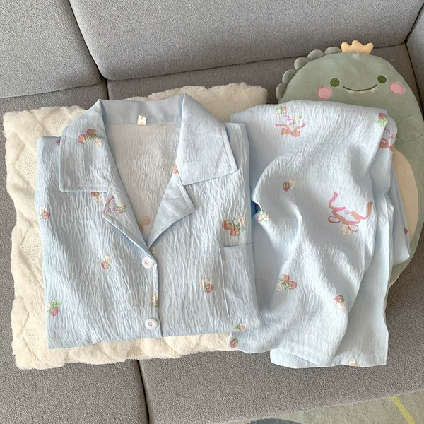 Long-sleeve with bow, trousers