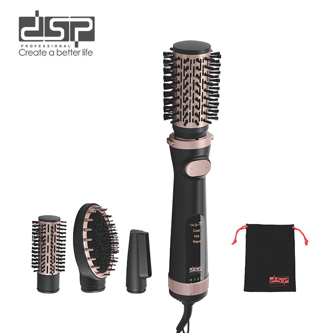 DSP/Dansong Hair Styling Set Straightening and Curling Comb Home Use Hot Air Comb Non-Damaging Hairdressing Comb for Wet and Dry Hair 50305