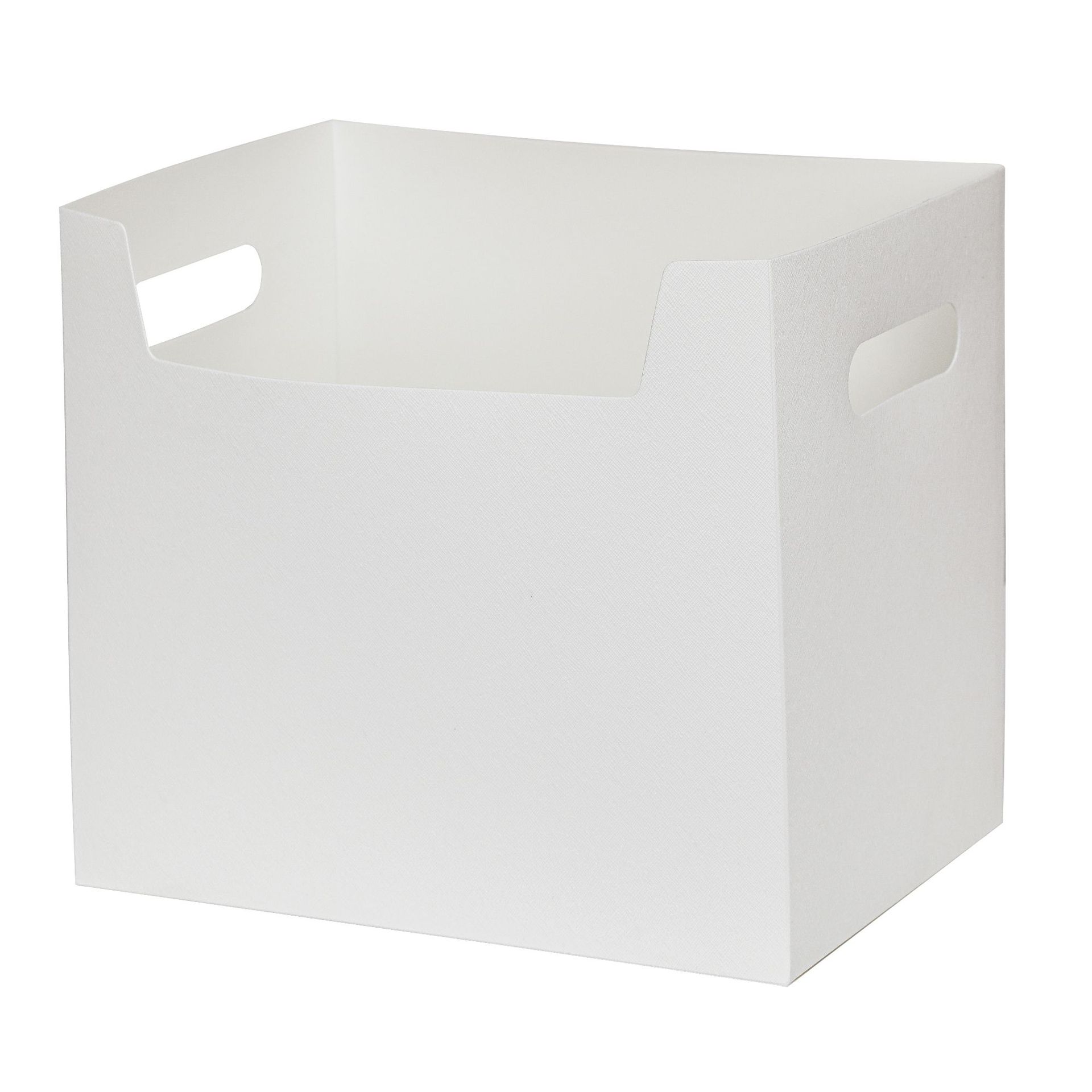 Minimalist Solid Colour Desktop Organiser Japanese Style Basket_voghion.com