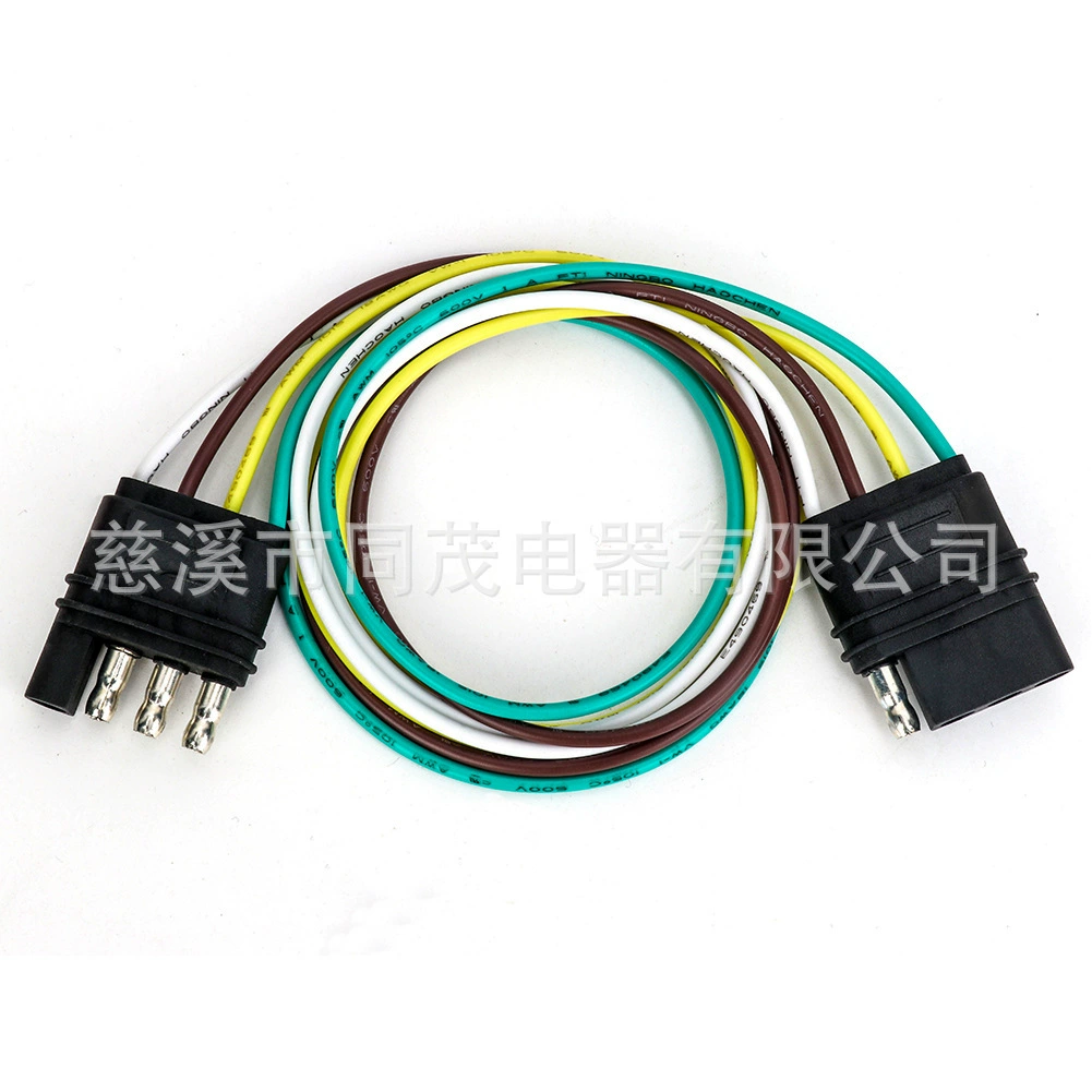 TM8063 Вилка для прицепа из американского и европейского стандарта 4–4 переходник с двойной головкой, адаптер автомобильной розетки