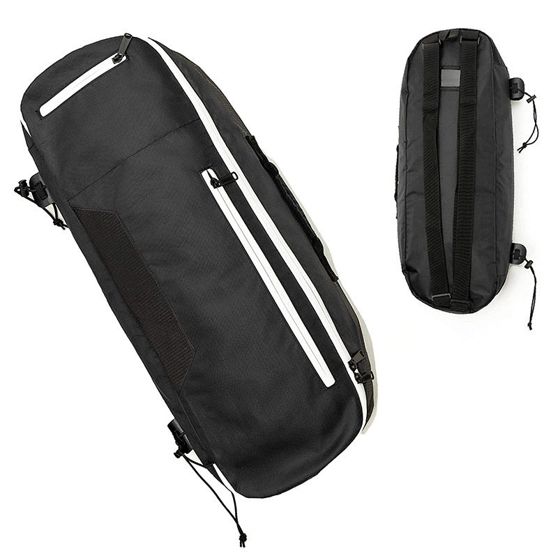 Cross-border Amazon custom-made large-capacity black lightweight ski bag, outdoor snow sports snowshoe backpack
