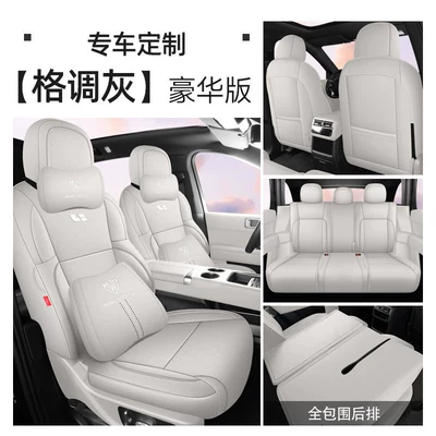 fabric seat covers, all-season cushions, Modelə uyğun (Original) oturacaq örtükləri - elegant-gray-luxury-edition-five-seaterfull-coverage-model-ideal-l7