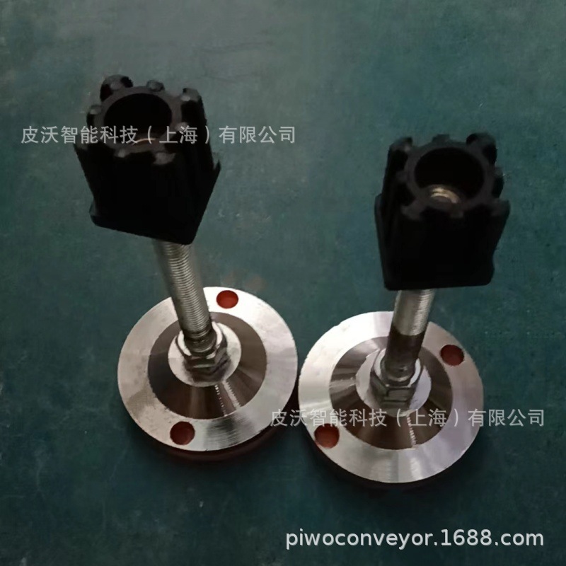 ZJ-FJT方管脚套 38/40/50方管配套M12/16/20设计 嵌件碳钢/黄铜