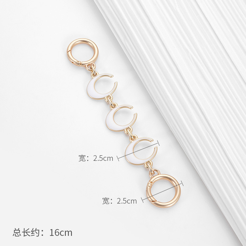 Straight gold white moon