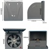 kitchen Fan All metal Exhaust Fan 10 Copper wire Window Lampblack ventilating fan household Smoke machine Cross border